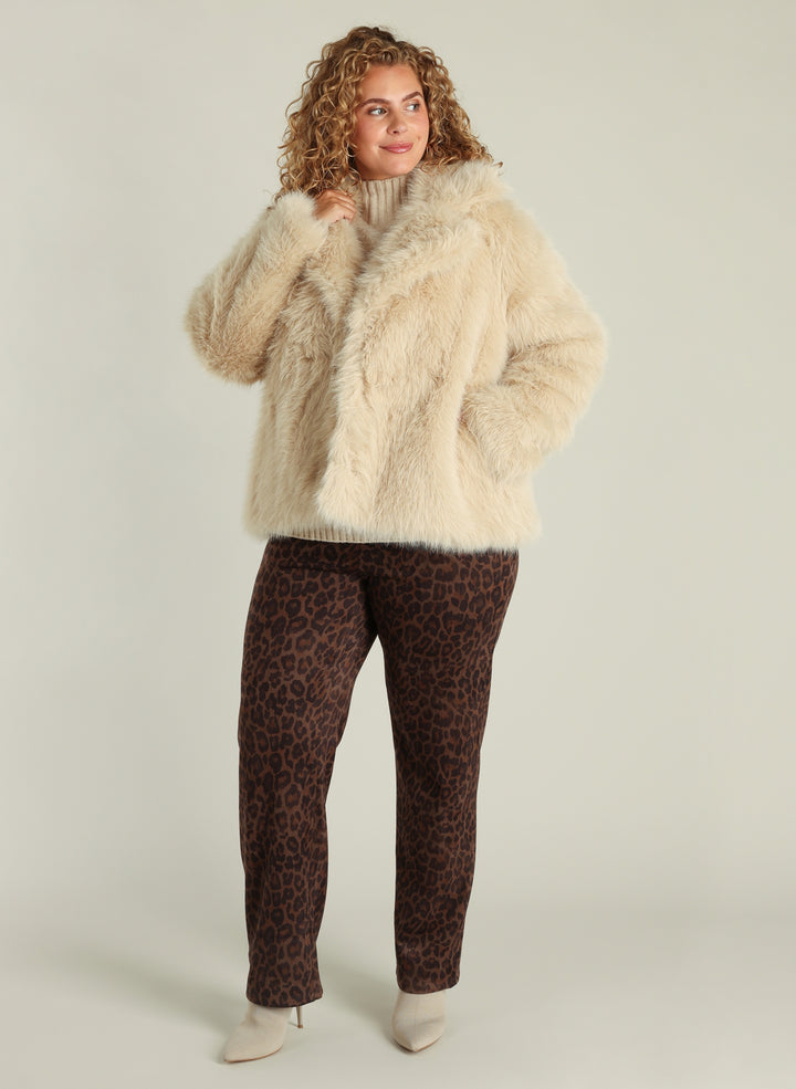 Zachte Faux Fur Jas