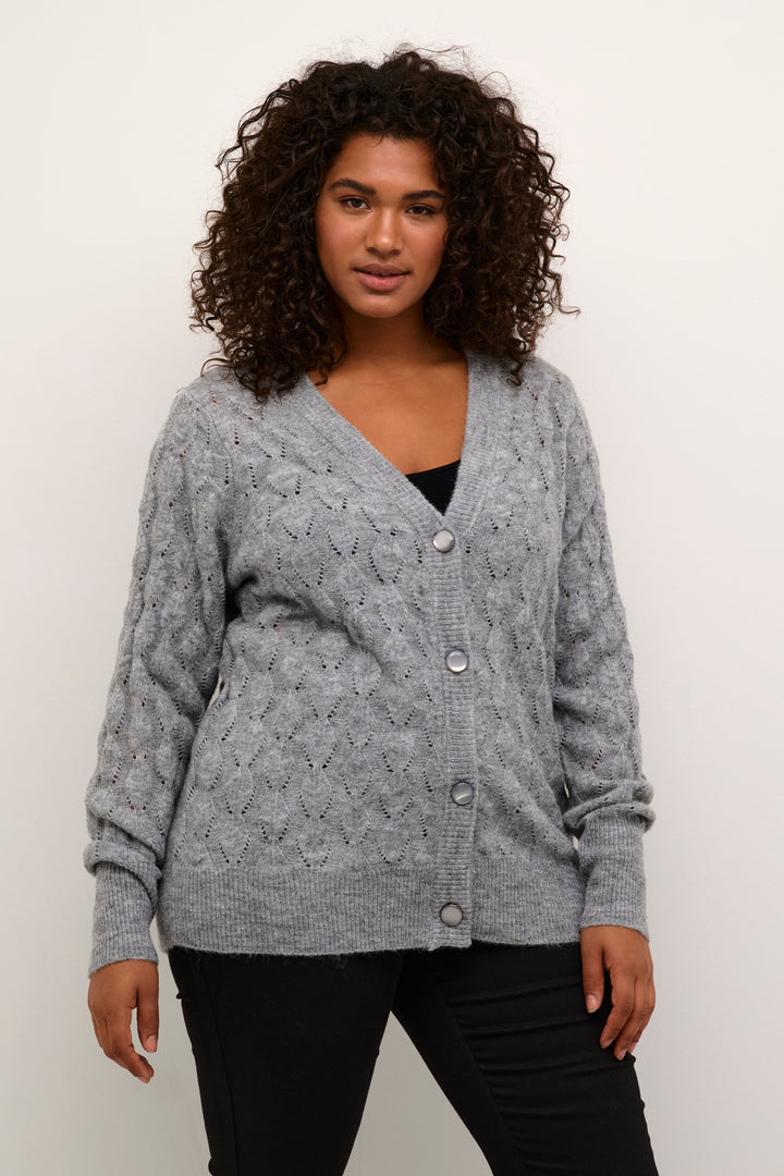 grijze cardigan