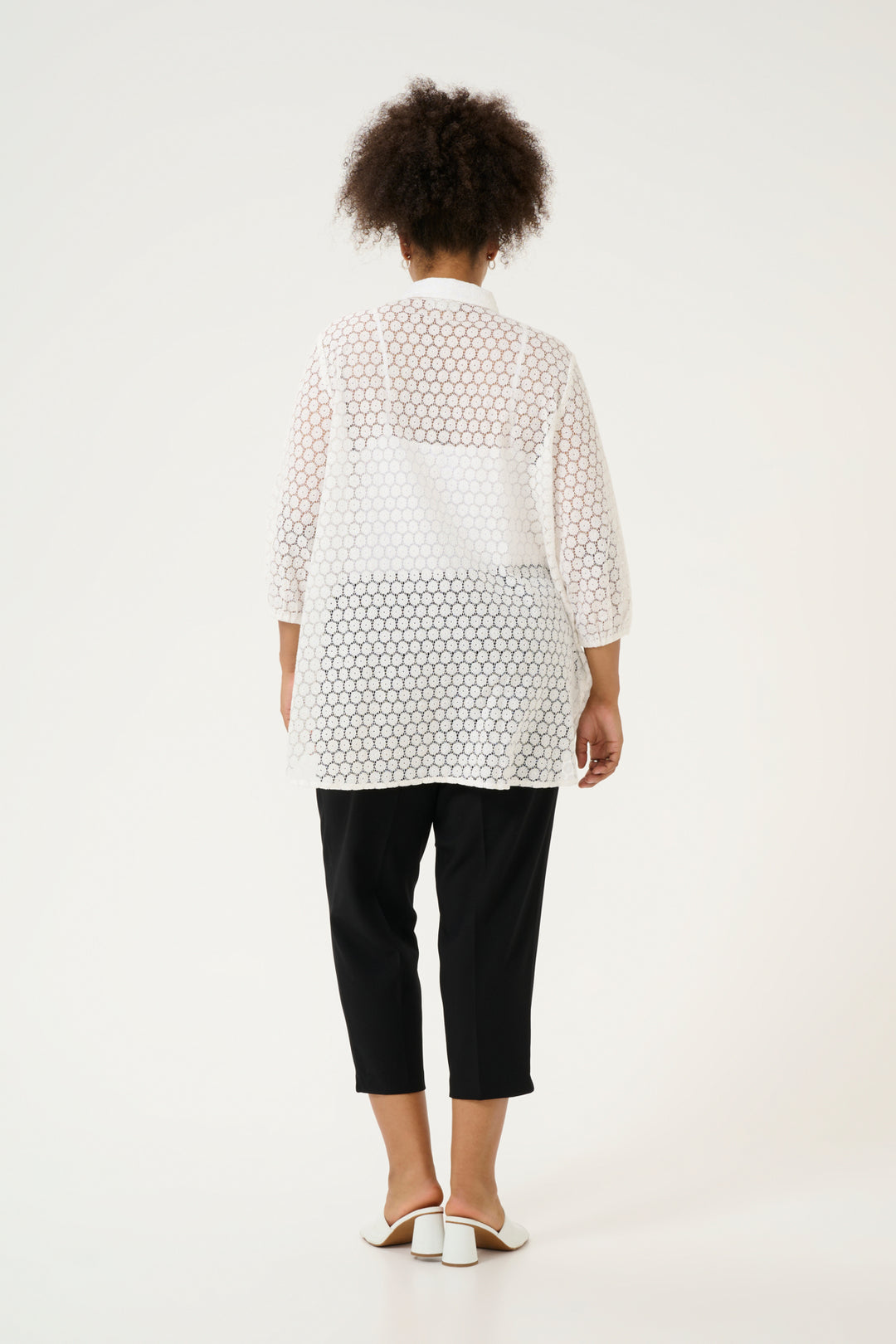 witte kanten blouse