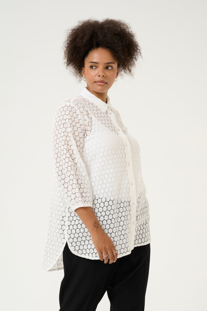 witte kanten blouse