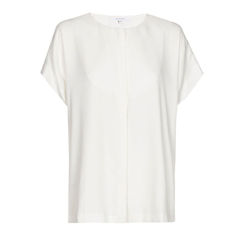 luchtige blouse in ecru - xandres - - grote maten - dameskleding - kledingwinkel - herent - leuven