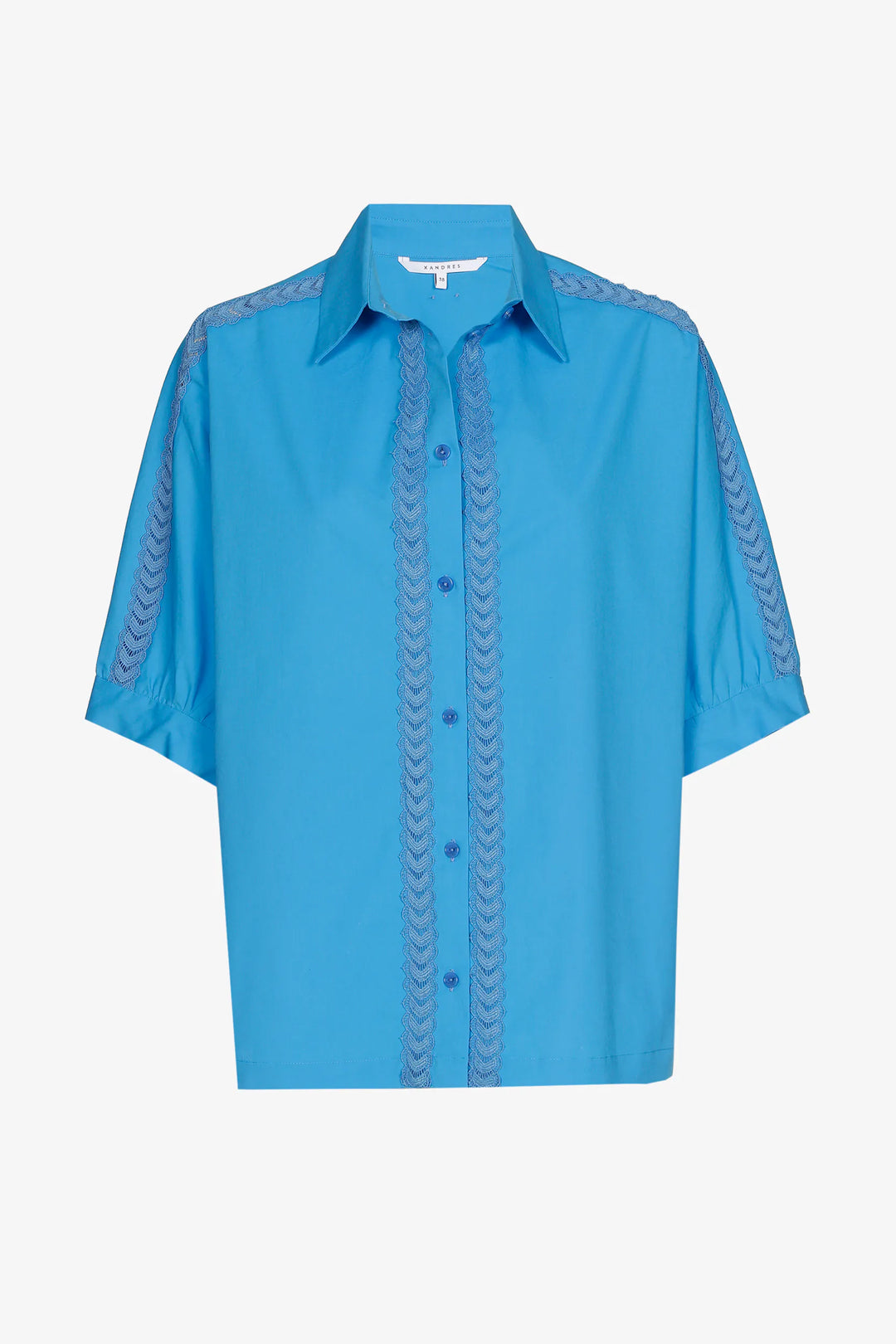 Blouse Met Kant en Kraag