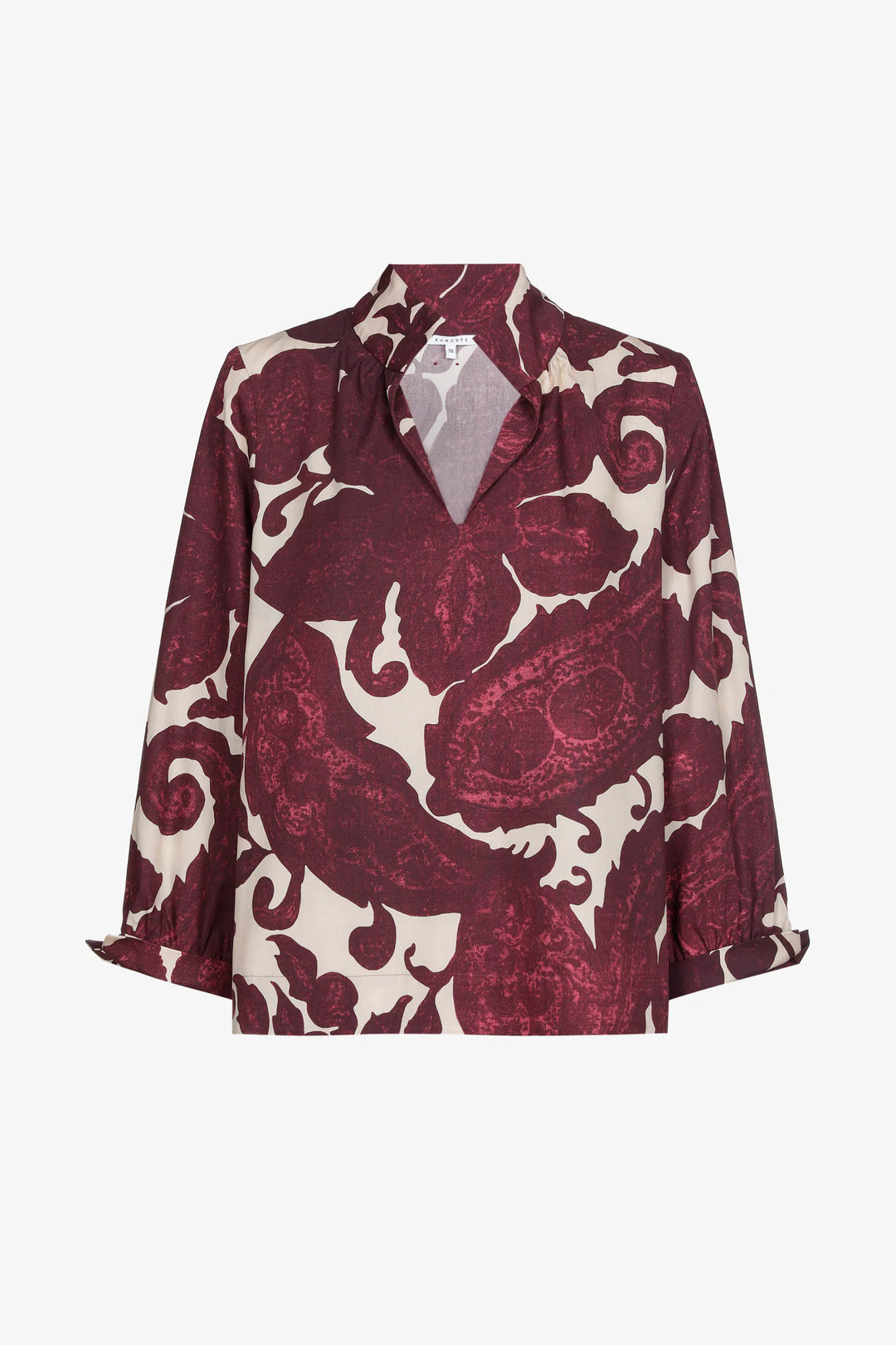 Blouse in Dark Plum