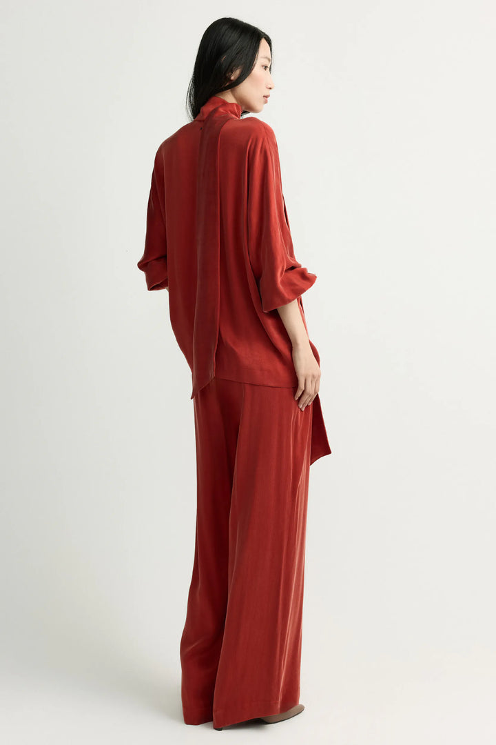 Blouse met Strikhals