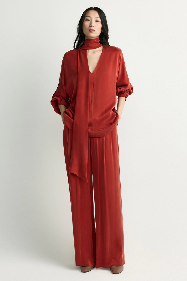 Blouse met Strikhals