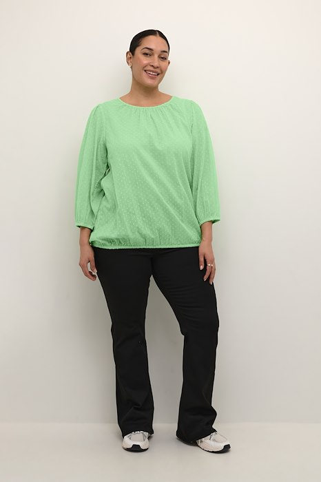 groene blouse