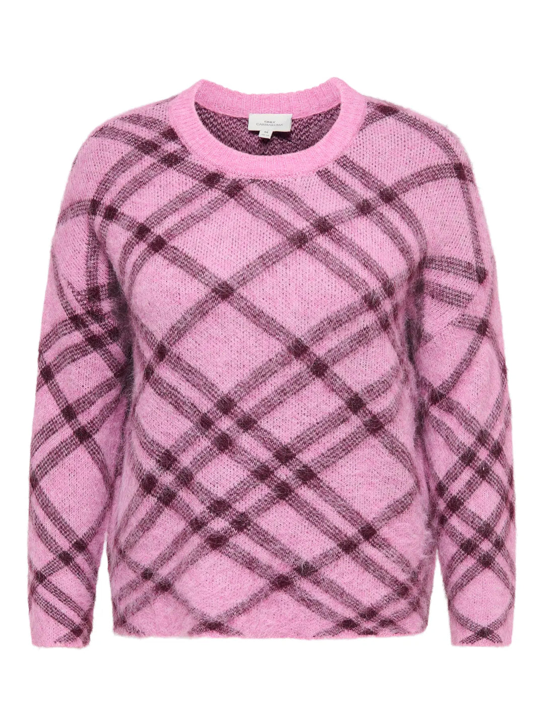 Geruite Trui in Roze