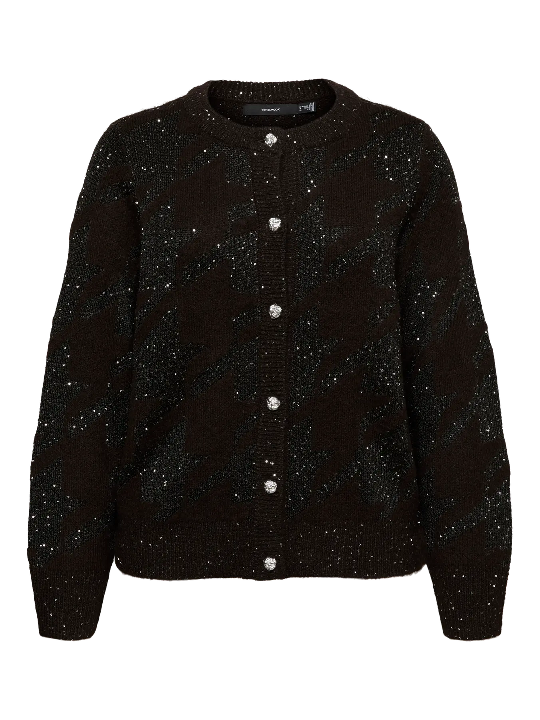 Zwarte Glitter Cardigan