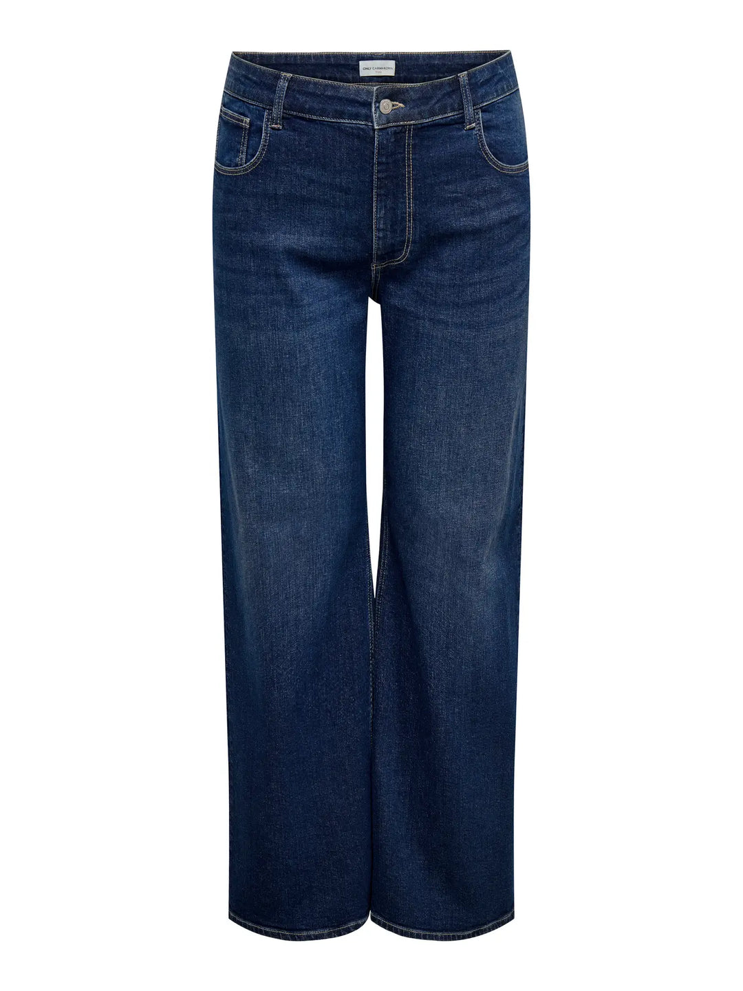 Donkerblauwe Wide Leg Jeans