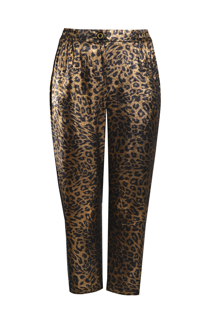 Gouden Statement Broek Met Powerlook
