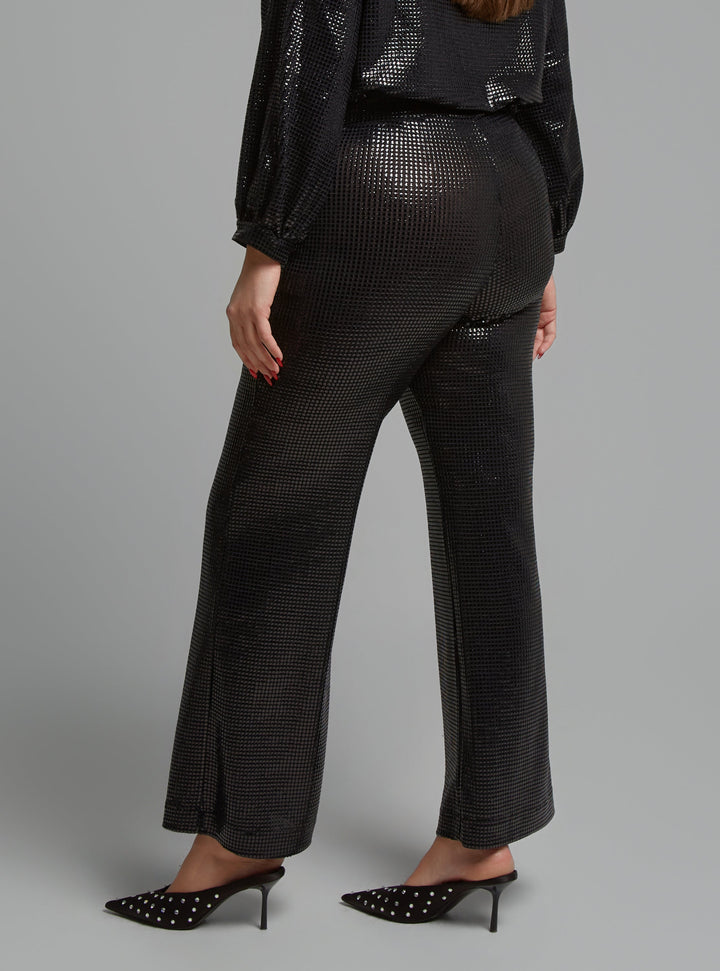 Zwarte Glitter Broek