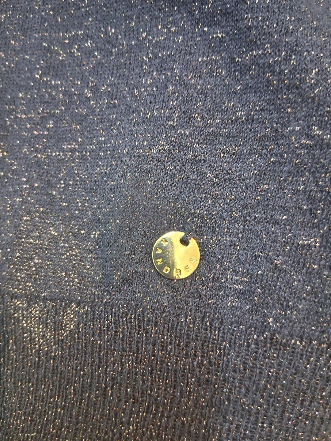 Pull met glitter - Navy