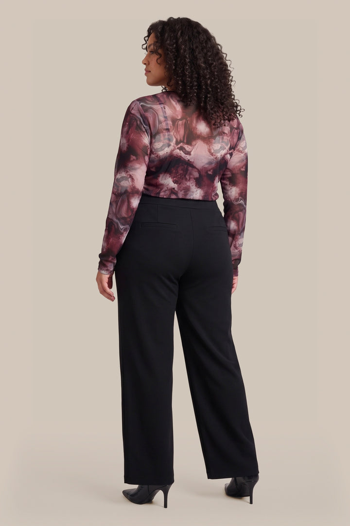 Zwarte Wide Leg Broek