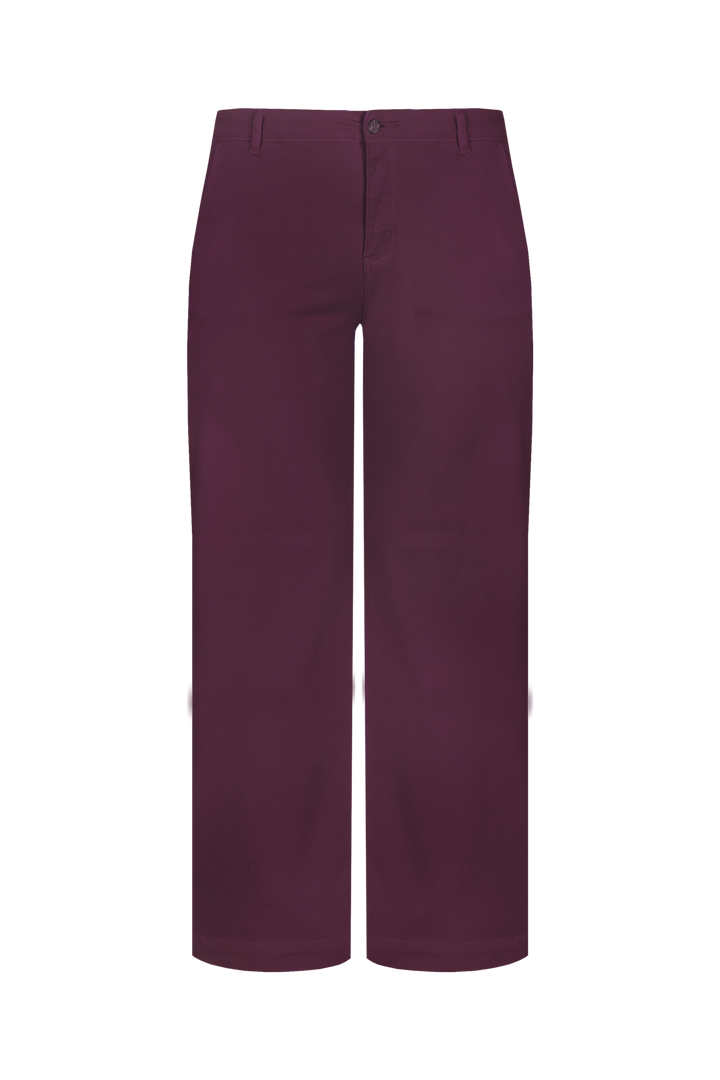 Bordeaux Wide Leg Jeans