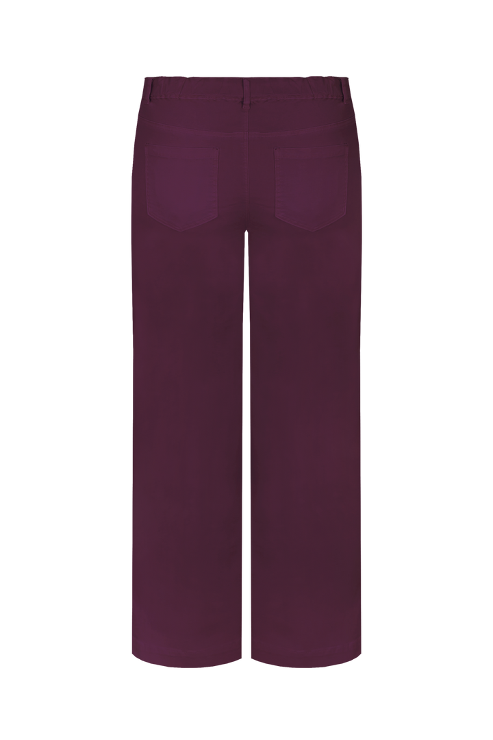 Bordeaux Wide Leg Jeans