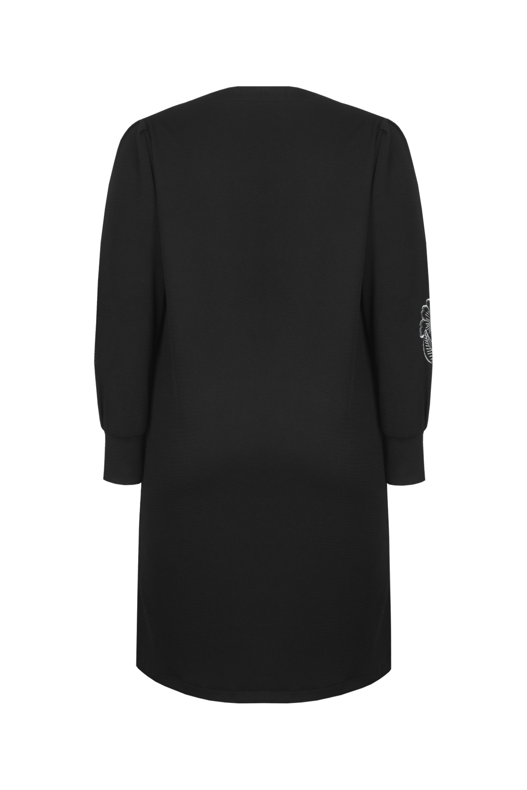 Zwarte Jurk Met Bloemen