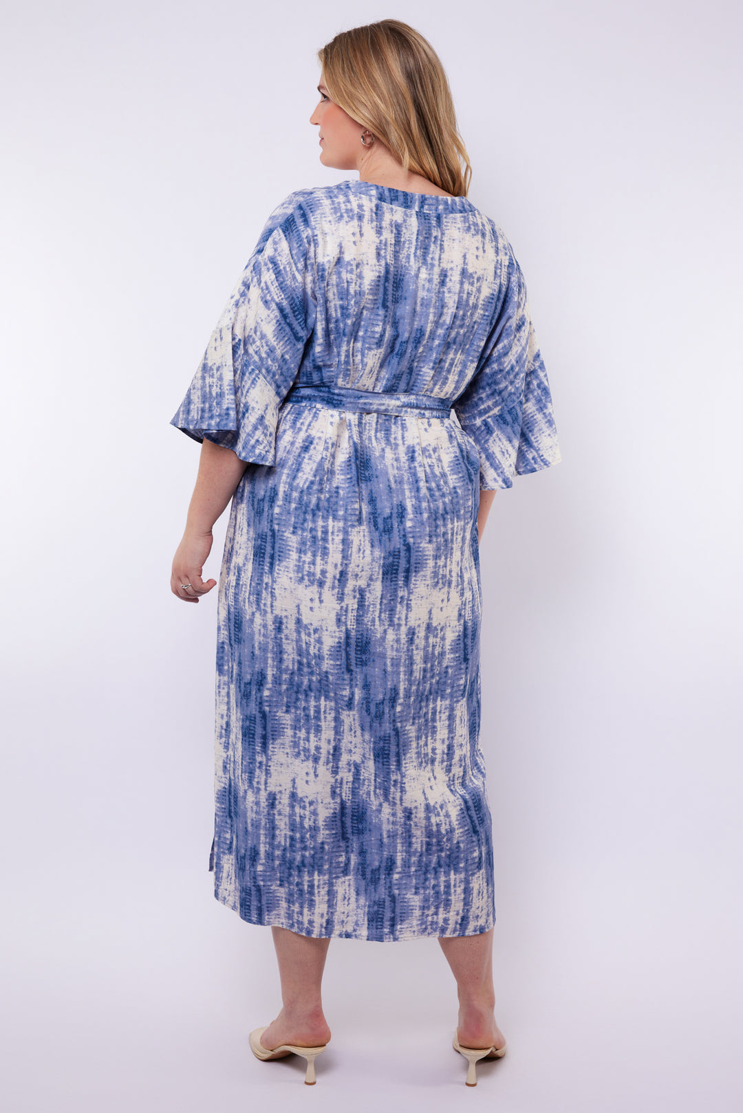 Tie-Dye Jurk Met Ceintuur