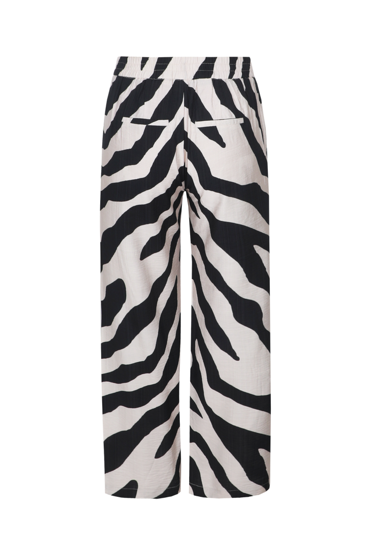 Zebra Print Wijde Broek
