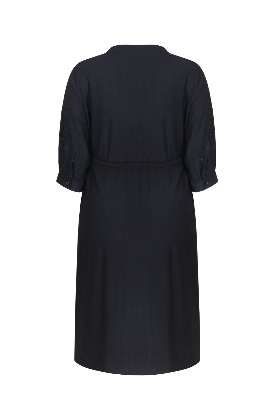 Zwarte Jurk Met Ceintuur