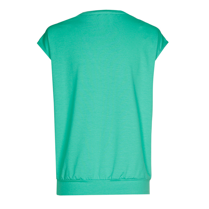 fresh mint t-shirt met kapmouw - xandres - - grote maten - dameskleding - kledingwinkel - herent - leuven