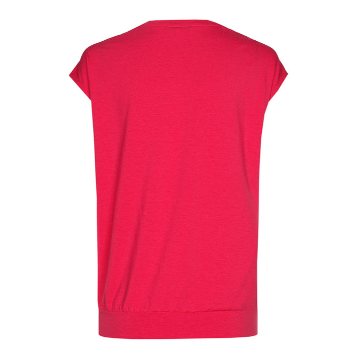 hot pink t-shirt met kapmouw - xandres - - grote maten - dameskleding - kledingwinkel - herent - leuven