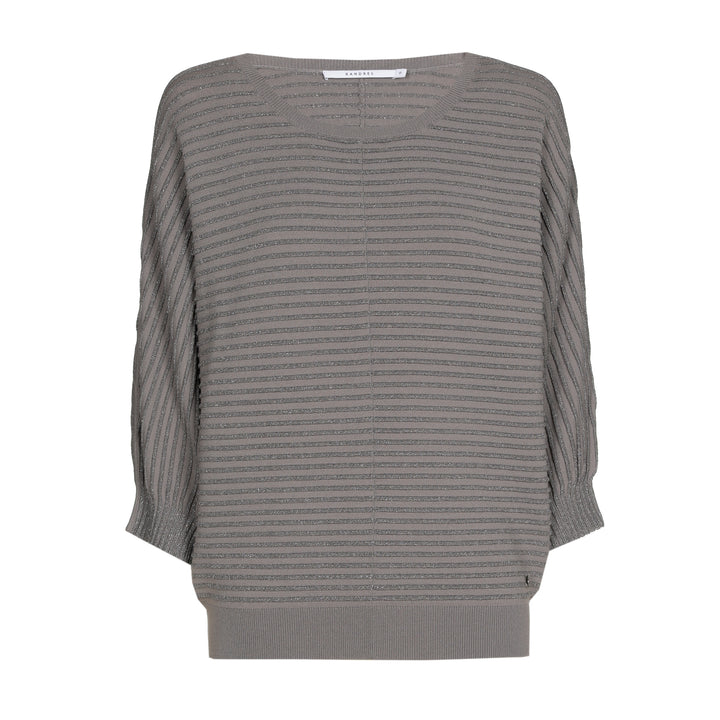 Glanzende Trui Met Strepen