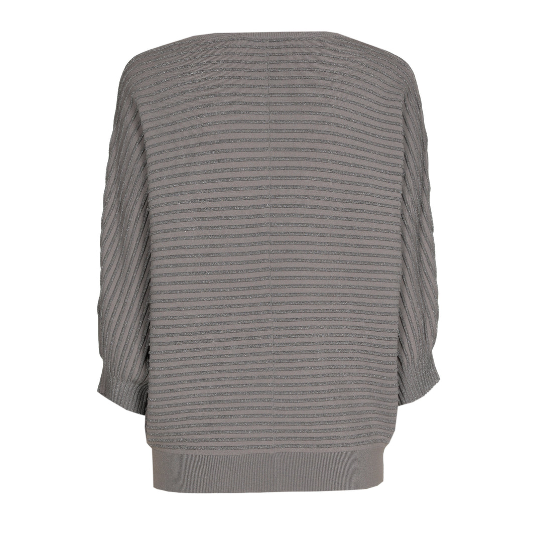 Glanzende Trui Met Strepen