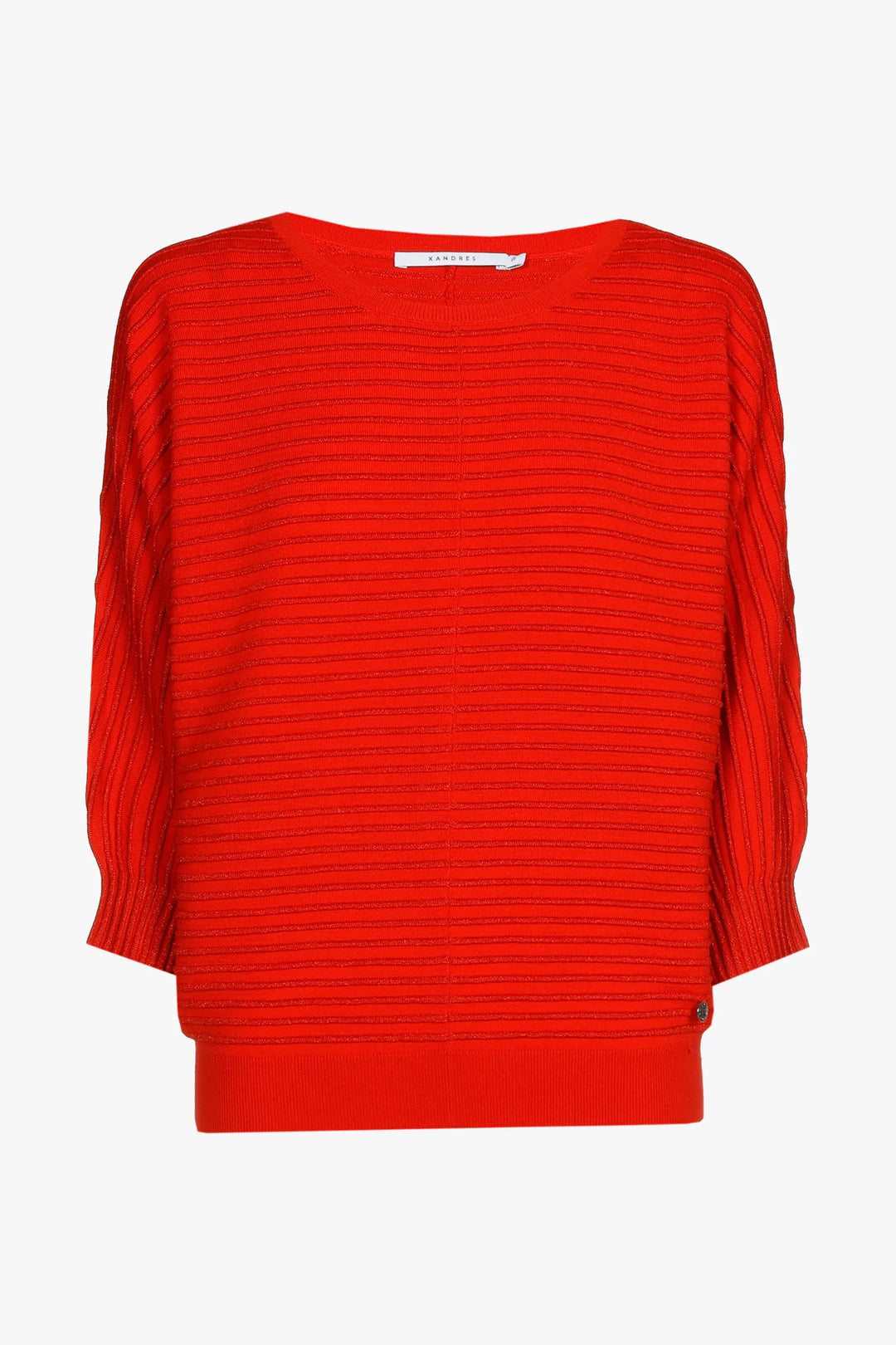 Glanzende Trui In Roodtint