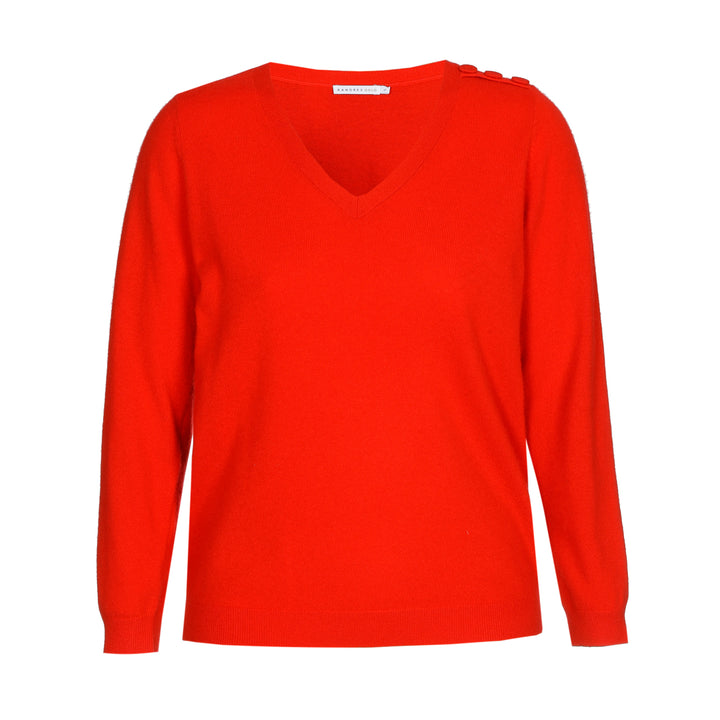 Kashmirmix Trui Scarlet Red