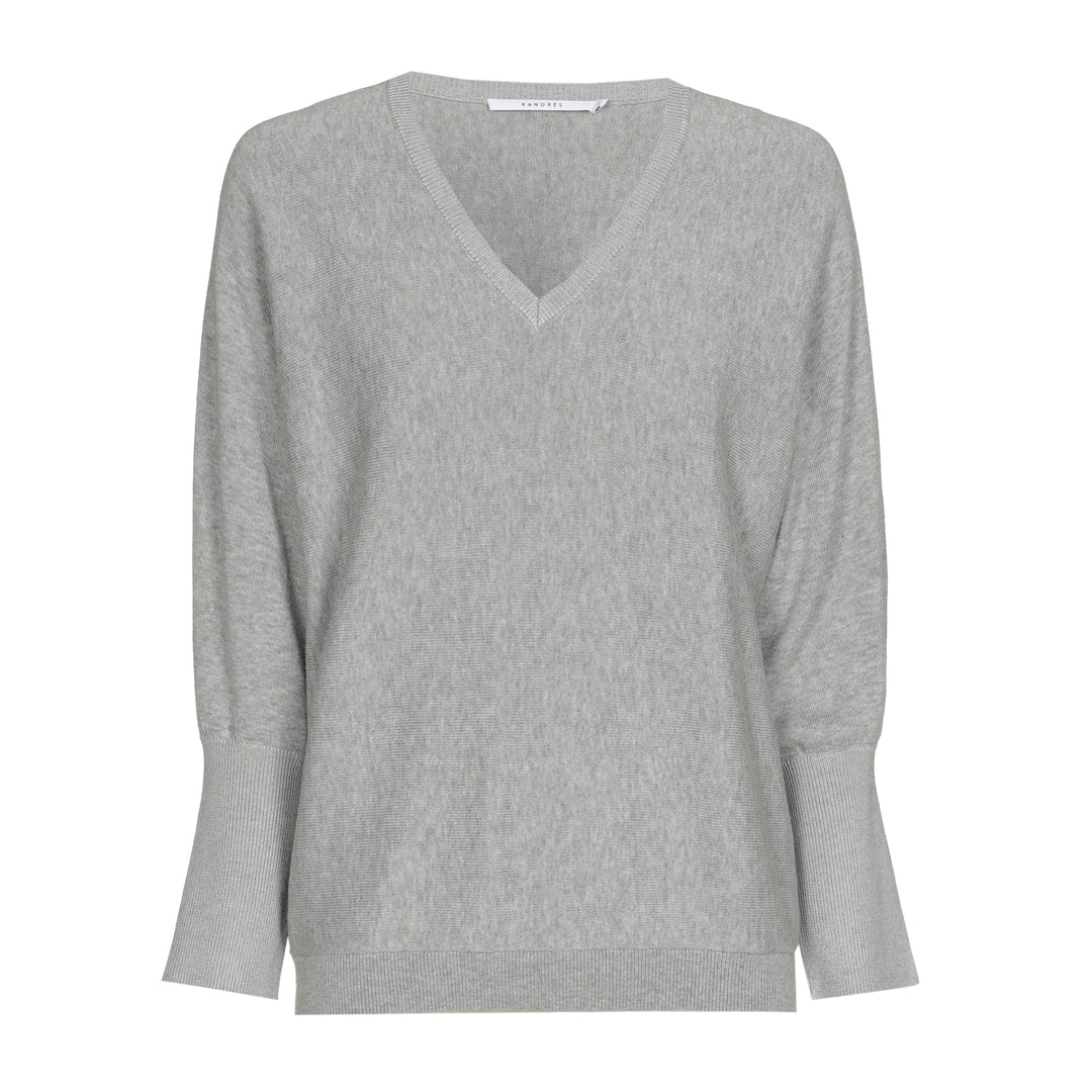 Zachte Trui Met V-Hals