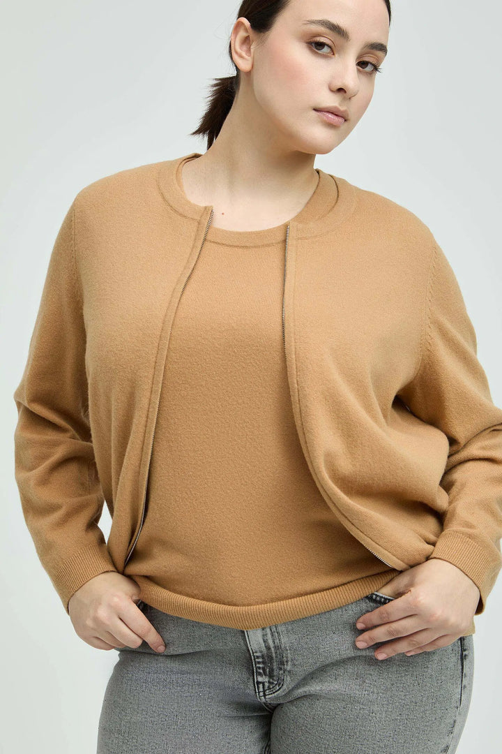 Trui Van Merinowol Met Korte Mouwen