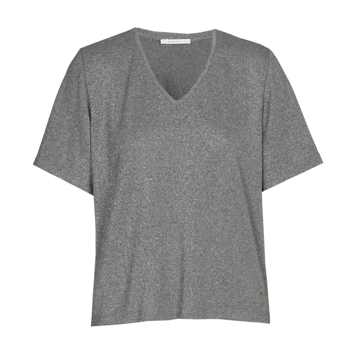 Sparkle Jersey T-Shirt Zilvergrijs