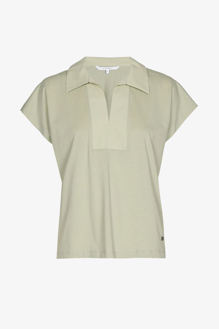 Polo T-Shirt In Misty Aqua