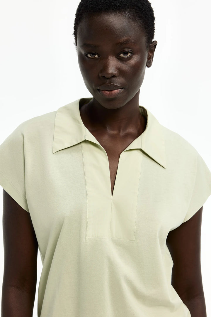 Polo T-Shirt In Misty Aqua