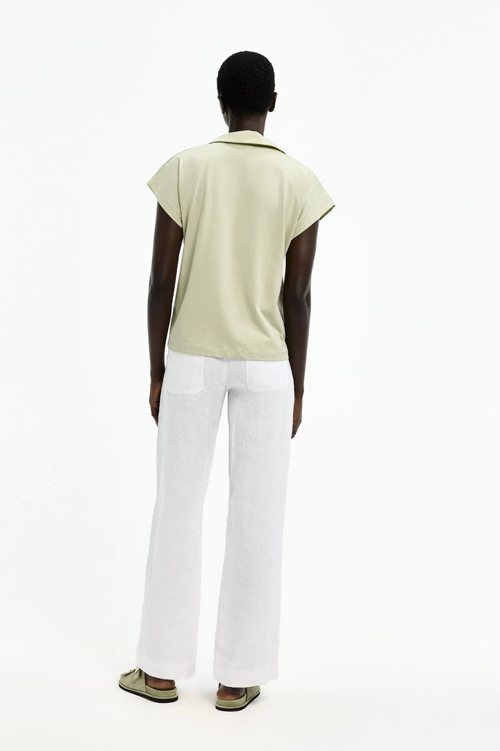 Polo T-Shirt In Misty Aqua