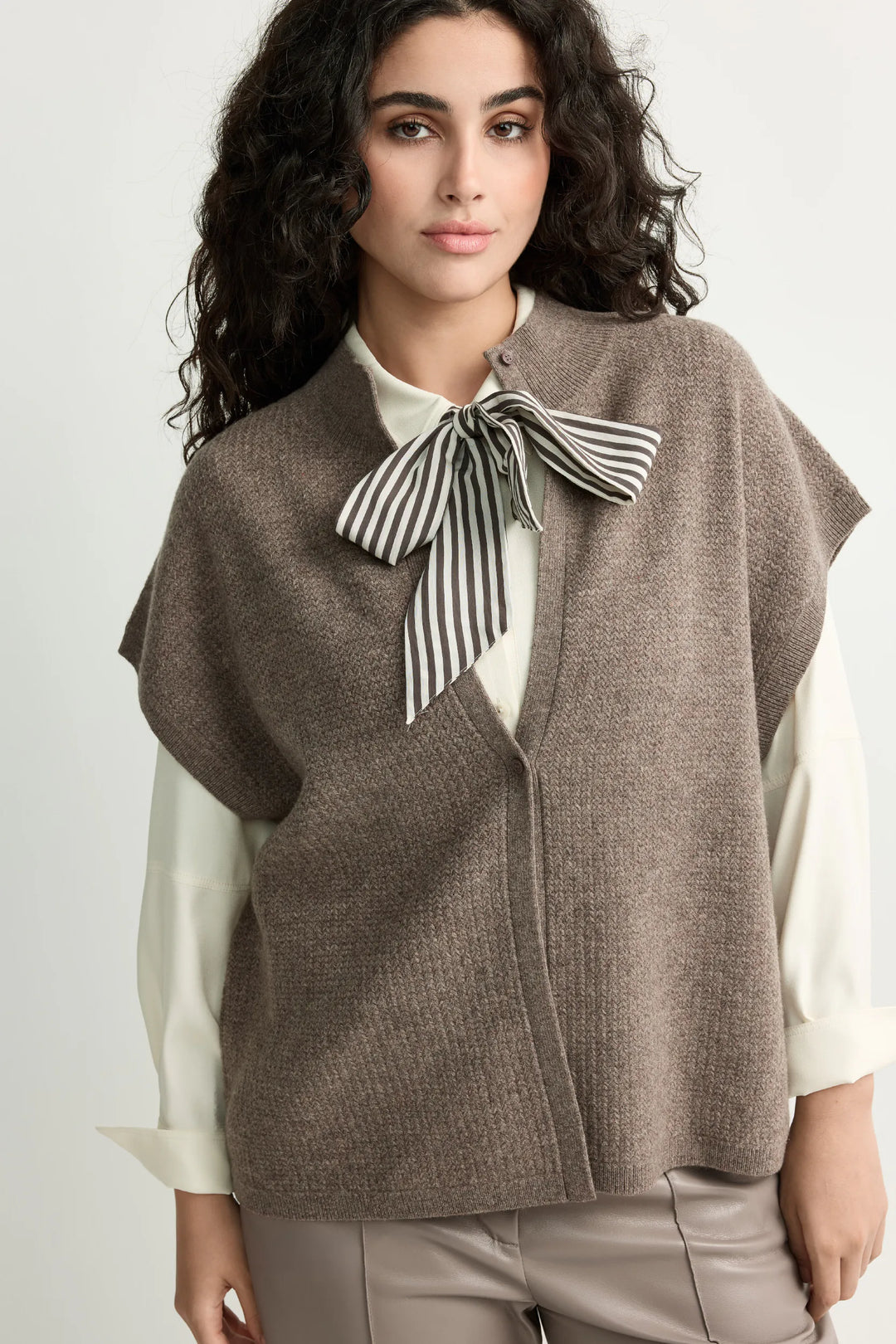 Cardigan zonder Mouwen