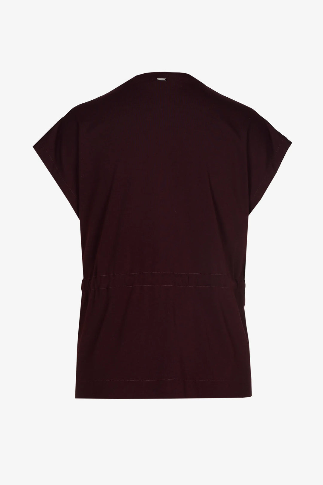 Mouwloze cardigan met strik