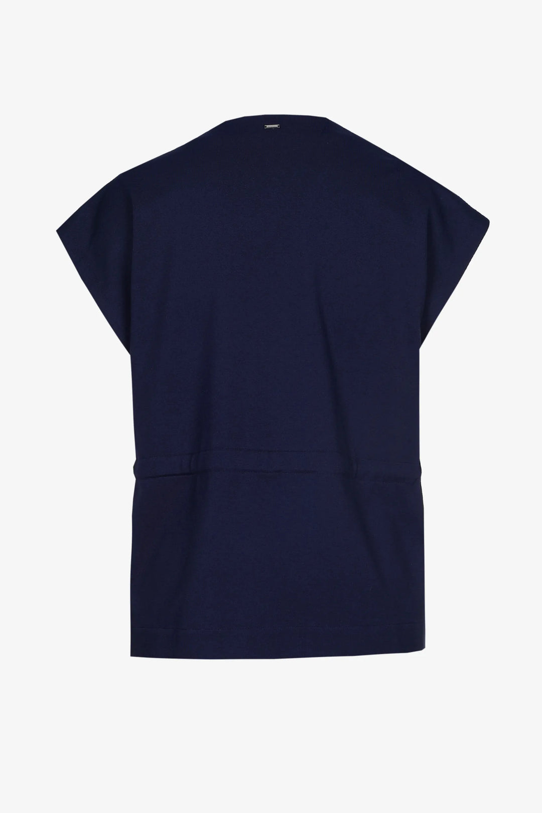 Mouwloze cardigan met strik