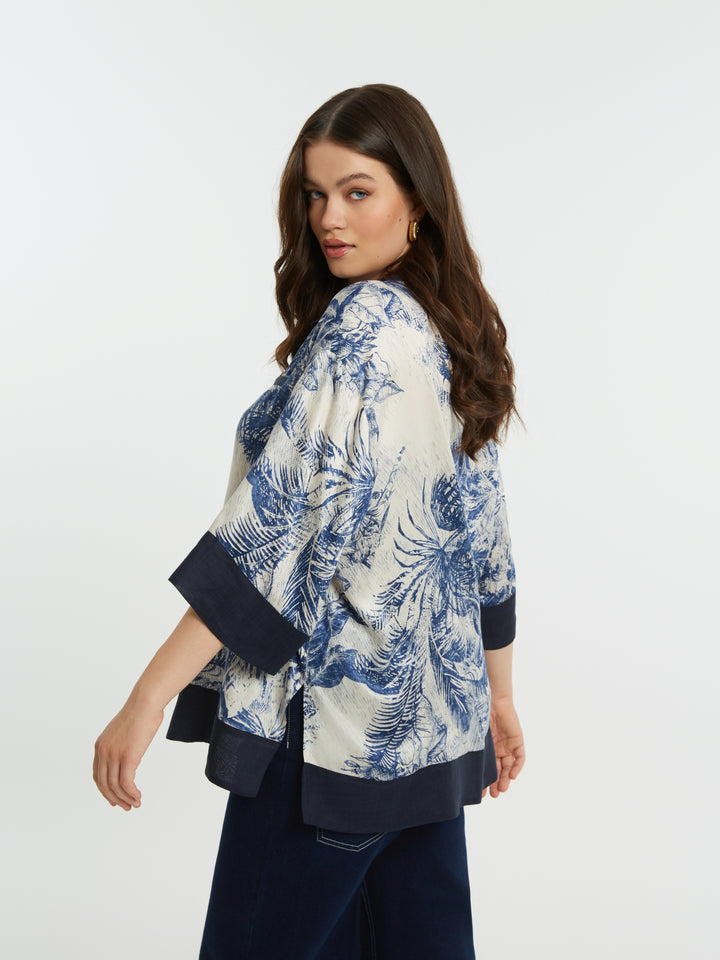 Blouse Met Botanische Print