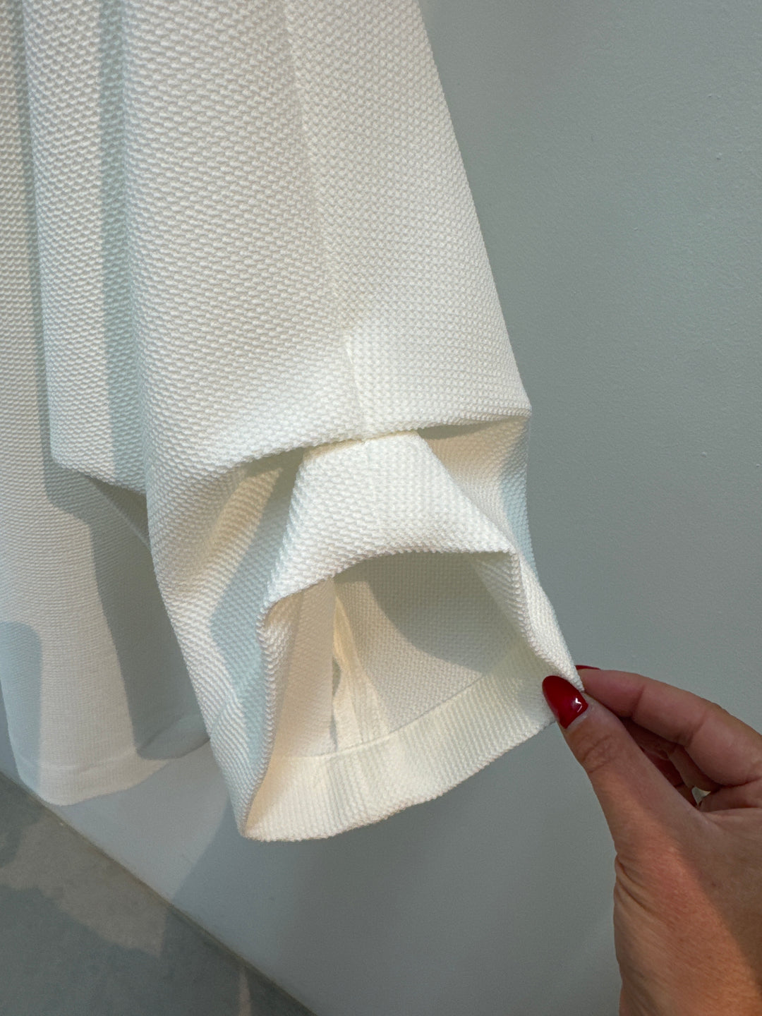 Blouse in structuur stof