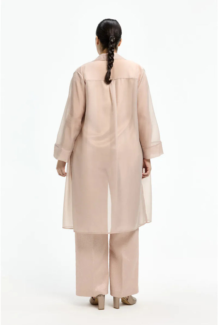 Lange Organza Blouse