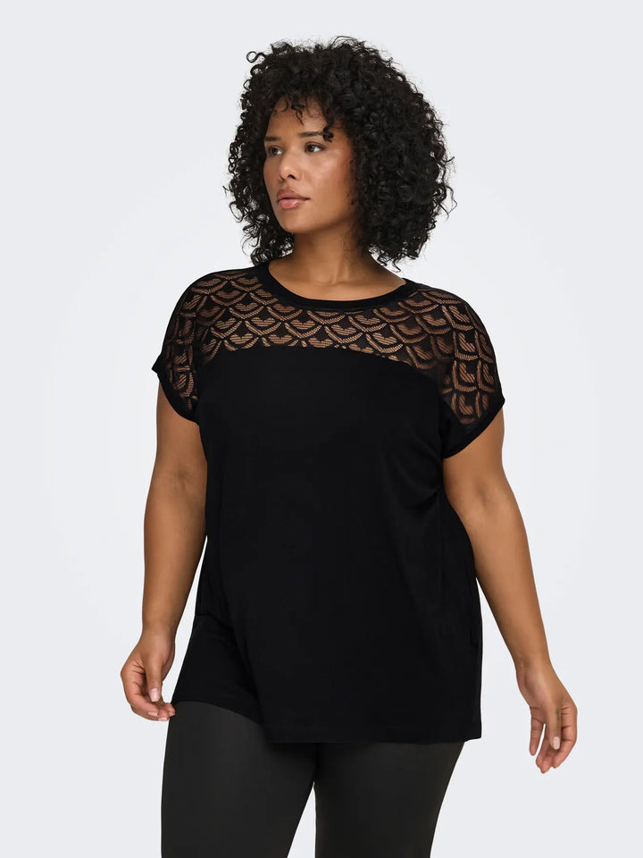 Top met Kanten Detail
