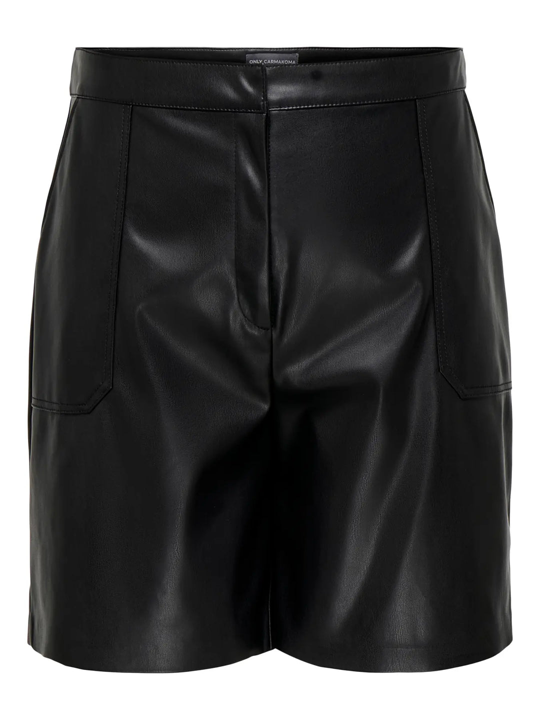 Faux Leather Shorts