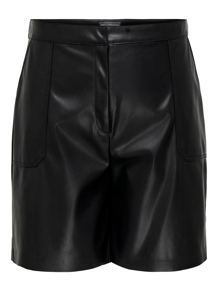 Faux Leather Shorts