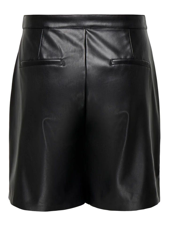 Faux Leather Shorts