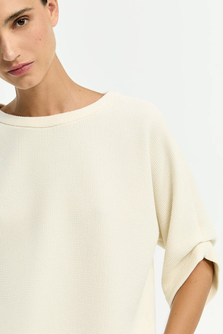 Blouse in structuur stof