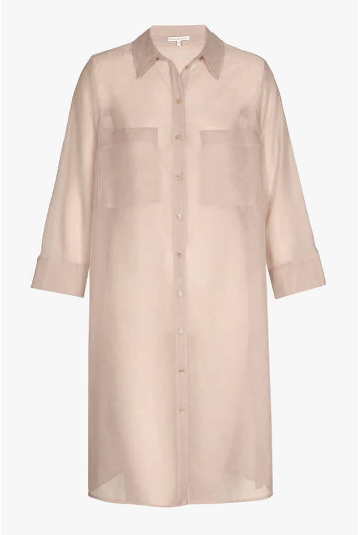 Lange Organza Blouse