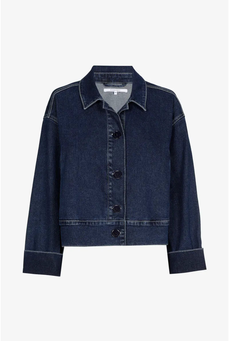 Jeansvest met Wijde Mouwen