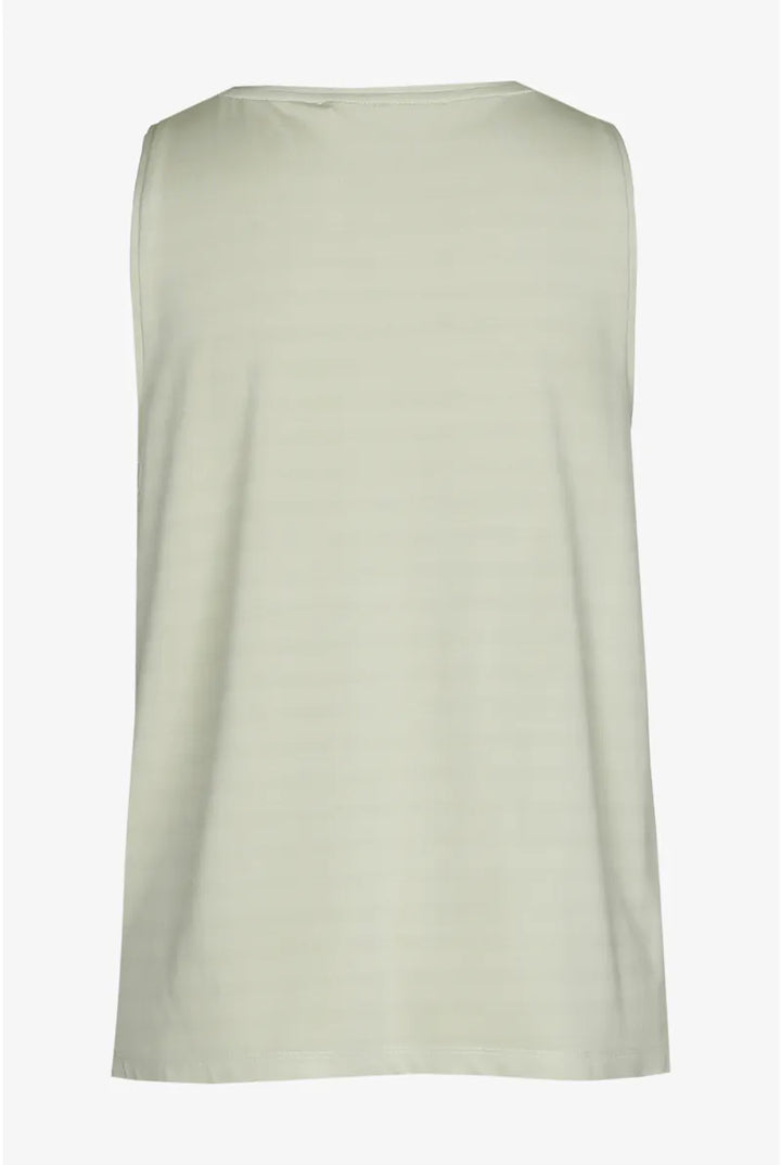 Lichtgroene Top met Ronde Hals