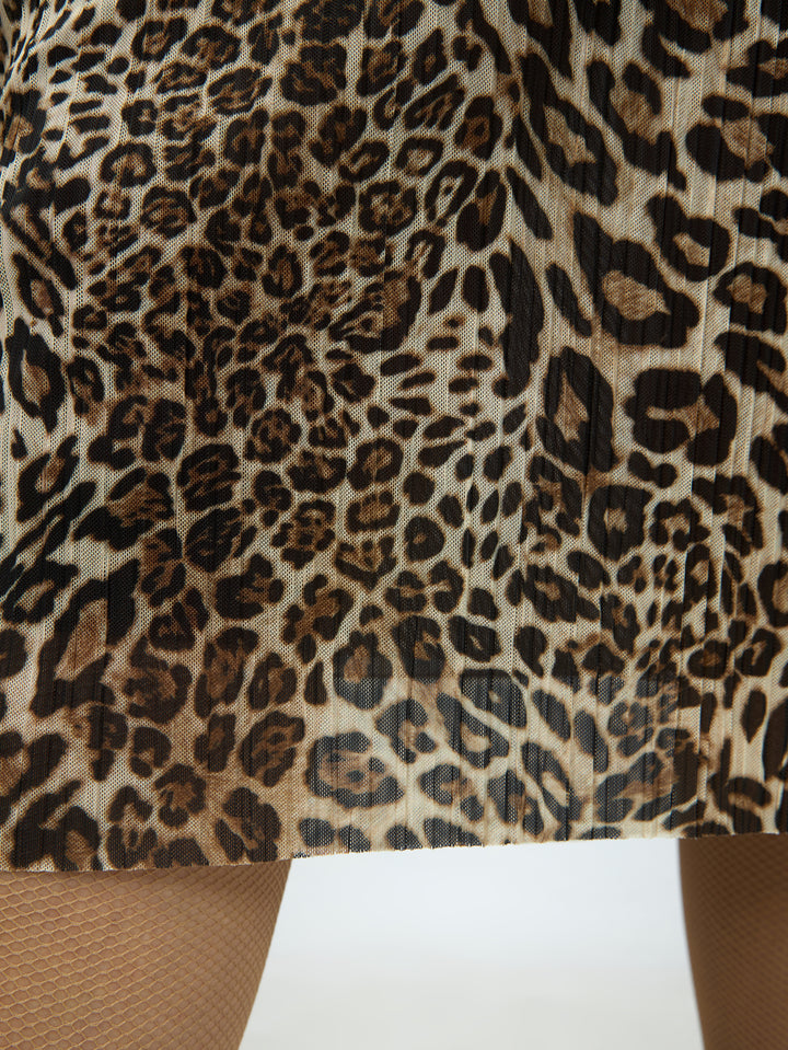 rok met panterprint - mat fashion - - grote maten - dameskleding - kledingwinkel - herent - leuven